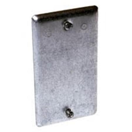 Boombox Electrical Box Cover, Steel, Blank Cover BO425914
